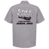 OTIES AUTOMOTIVE Speed Equipment Akron Ohio Light Gray Shop Shirt