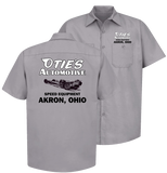 OTIES AUTOMOTIVE Speed Equipment Akron Ohio Light Gray Shop Shirt
