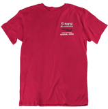 OTIES AUTOMOTIVE Speed Equipment Akron Ohio Red Tee T-Shirt