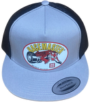 M&H RACEMASTER Silver/Black Trucker Hat