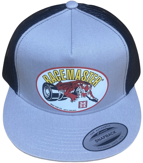 M&H RACEMASTER Silver/Black Trucker Hat