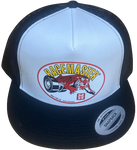 M&H RACEMASTER White/Black Trucker Hat