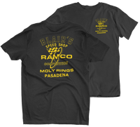 RAMCO MOLLY RINGS Blair's Speed Shop Black Tee T-shirt