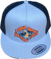 PRO-TRAC TIRES "I Grab Asphalt" Silver/Black Trucker Hat