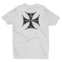 SPEED SPECIALTIES Custom Cams Maltese Cross Logo White T-Shirt
