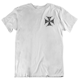 SPEED SPECIALTIES Custom Cams Maltese Cross Logo White T-Shirt