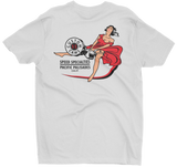 SPEED SPECIALTIES Custom Cams White Tee T-Shirt