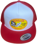 SCHALLER Camshafts Double Lobe White/Red Flat Brim Trucker Hat