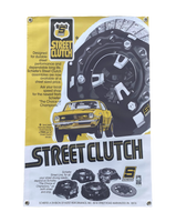 SCHIEFER Street Clutch Original Ad Banner Chevy Camaro