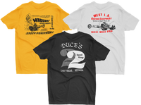 SEPTEMBER T-SHIRT BUNDLE West LA Magers Duces Speed Shops