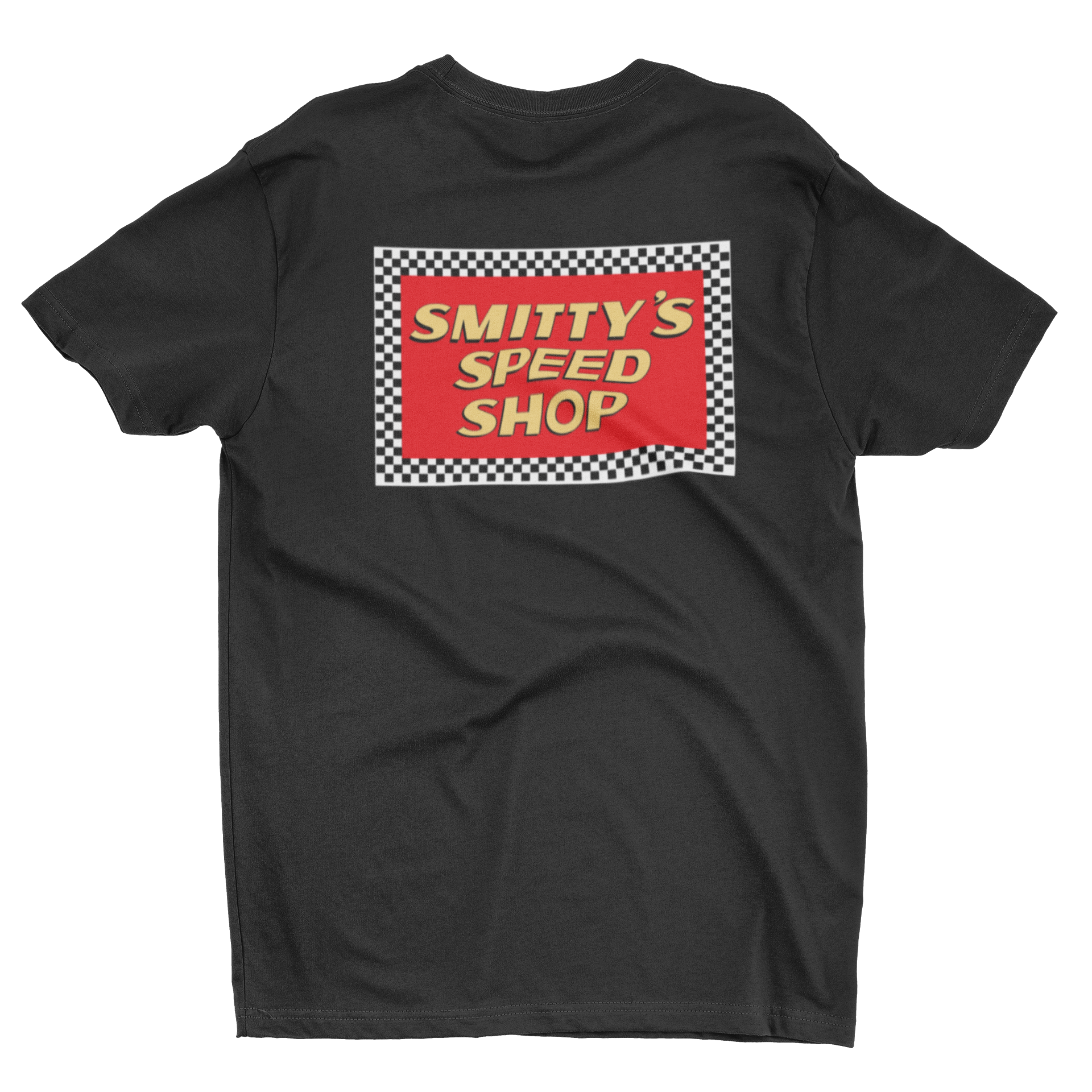 SMITTY'S SPEED SHOP Black Tee Hollywood Knights – Merchants of Speed