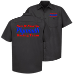 SOX & MARTIN Plymouth Racing Team Black Shop Shirt