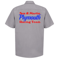 SOX & MARTIN Plymouth Racing Team Gray Shop Shirt