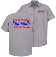 SOX & MARTIN Plymouth Racing Team Gray Shop Shirt