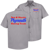 SOX & MARTIN Plymouth Racing Team Gray Shop Shirt