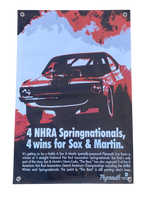 SOX & MARTIN AHRA NHRA Springnationals Champs Shop Banner