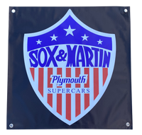 SOX & MARTIN Plymouth Supercars Logo Shop Banner