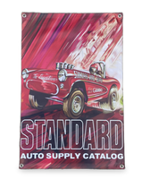 STANDARD AUTO SUPPLY "The Executioner" Vette Gasser Banner