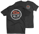 SUN INSTRUMENTS Tachometer Black Tee T-Shirt