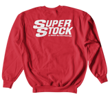 SUPER STOCK & Drag Illustrated Red Holiday Tee/Crew Sweatshirt Bundle Combo