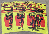 1968 '68 SUPER STOCK NATIONALS New York National Speedway Shop Banner