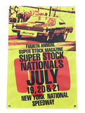 1968 '68 SUPER STOCK NATIONALS New York National Speedway Shop Banner