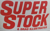 SUPER STOCK & DRAG ILLUSTRATED Trucker Hat White/Black Red Logo