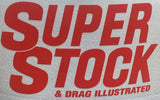SUPER STOCK & DRAG ILLUSTRATED Trucker Hat White/Black Red Logo