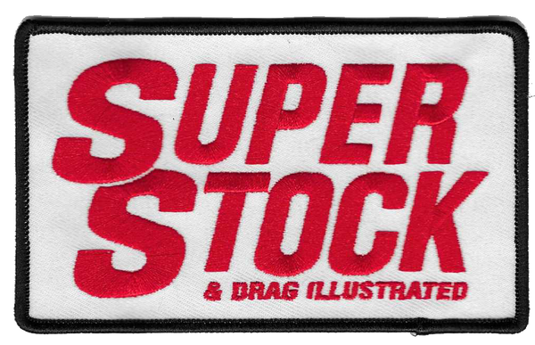 SUPER STOCK & Drag Illustrated Embroidered Patch