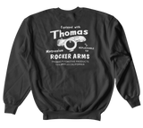 THOMAS ROCKER ARMS Black Holiday Tee/Crew Sweatshirt Bundle Combo