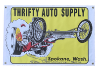 THRIFTY AUTO SUPPLY Spokane Washington Dragster Banner