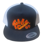 TUBBY'S DRIVE IN Hollywood Knights Black White Trucker Hat