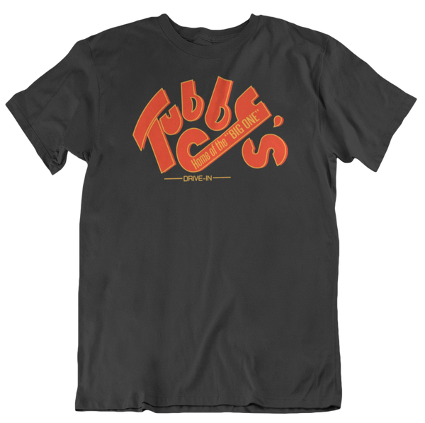 TUBBY'S Home of the Big One Hollywood Knights Tall Tee