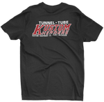KUSTOM HEADERS Tunnel Tube Black Tee T-Shirt