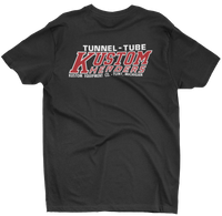 KUSTOM HEADERS Tunnel Tube Black Tee T-Shirt