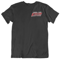 KUSTOM HEADERS Tunnel Tube Black Tee T-Shirt
