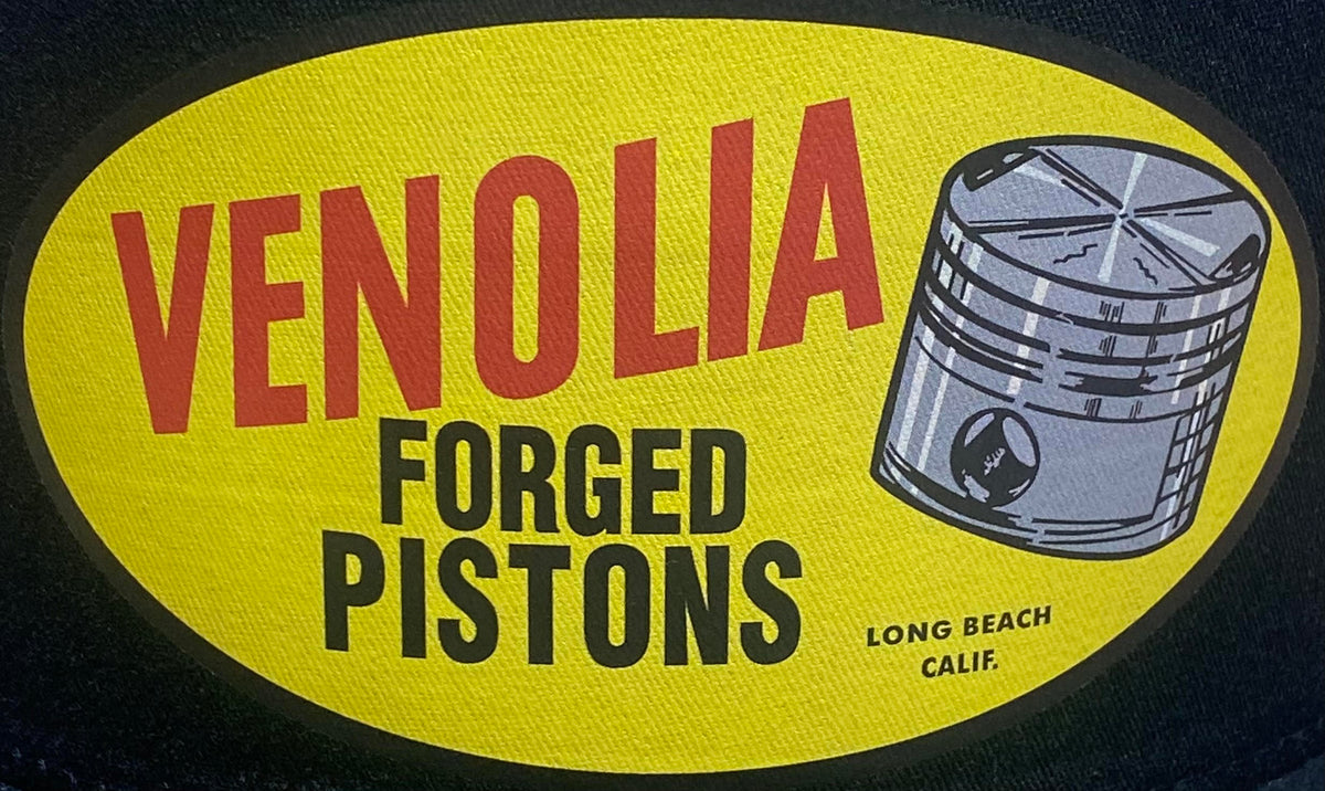 VENOLIA FORGED PISTONS Black/White Trucker Hat – Merchants of Speed