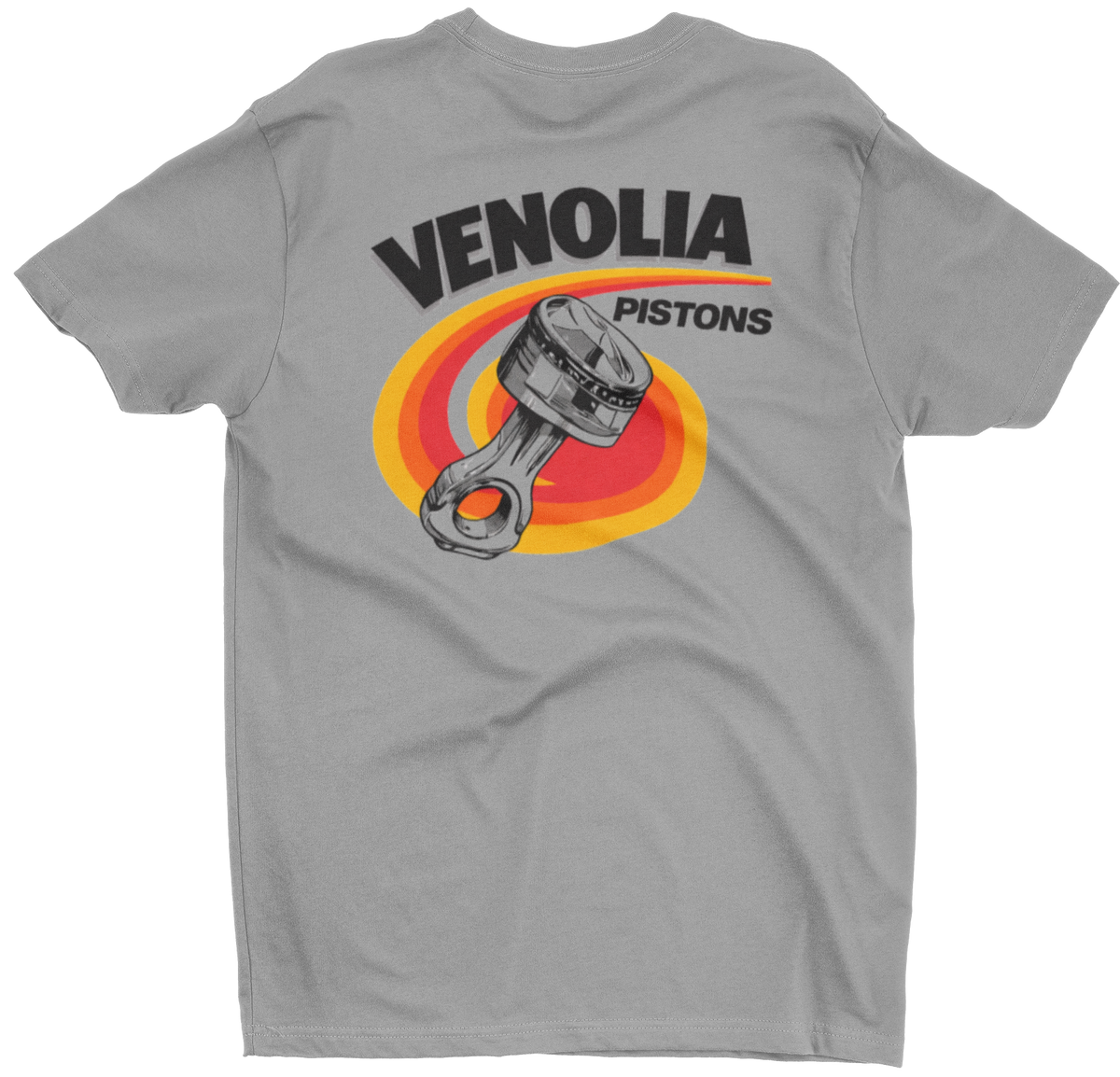 VENOLIA Pistons Gray Tee T-Shirt – Merchants of Speed