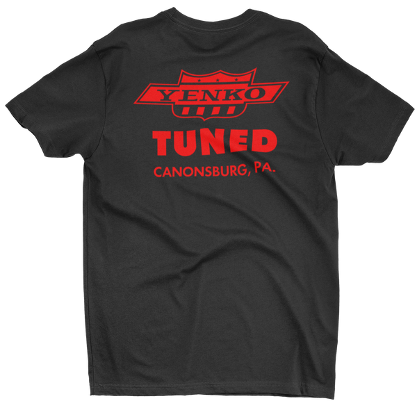 YENKO TUNED Canonsburg PA Black Tee T-shirt