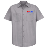 YORK US30 Dragway Original Logo Shop Shirt Gray
