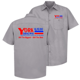 YORK US30 Dragway Original Logo Shop Shirt Gray