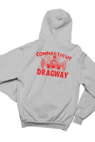 CT DRAGWAY Connecticut 1960's Dragster Logo Gray Hoodie Sweatshirt
