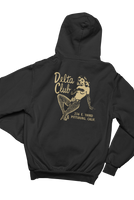 DELTA CLUB Burlesque 1940's Matchbook Art Black Hoodie