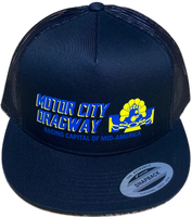 MOTOR CITY DRAGWAY Michigan Black Trucker Hat