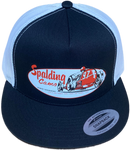 SPALDING CAMS Palmini Engineering Black/White Trucker Hat