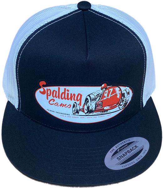 SPALDING CAMS Palmini Engineering Black/White Trucker Hat