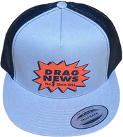 DRAG NEWS No.1 Since 1955 Silver/Black Trucker Hat