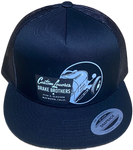 CUSTOM LOUVRES '32 Ford Black Flat Brim Trucker Hat
