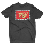SMITTY'S SPEED SHOP Tall Black Tee Hollywood Knights