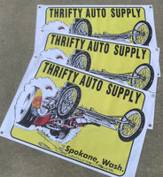 THRIFTY AUTO SUPPLY Spokane Washington Dragster Banner